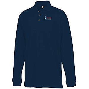 Custom Logo Long Sleeve Polo